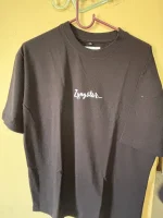 Back Print Round Neck Oversized T-shirt - Image 2