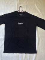 Back Print Round Neck Oversized T-shirt - Image 8