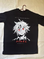 Back Print Round Neck Oversized T-shirt - Image 11