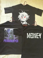 Back Print Round Neck Oversized T-shirt