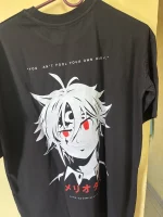 Back Print Round Neck Oversized T-shirt - Image 4