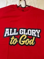 Front Side Print Round Neck Oversized T-shirt - Image 13